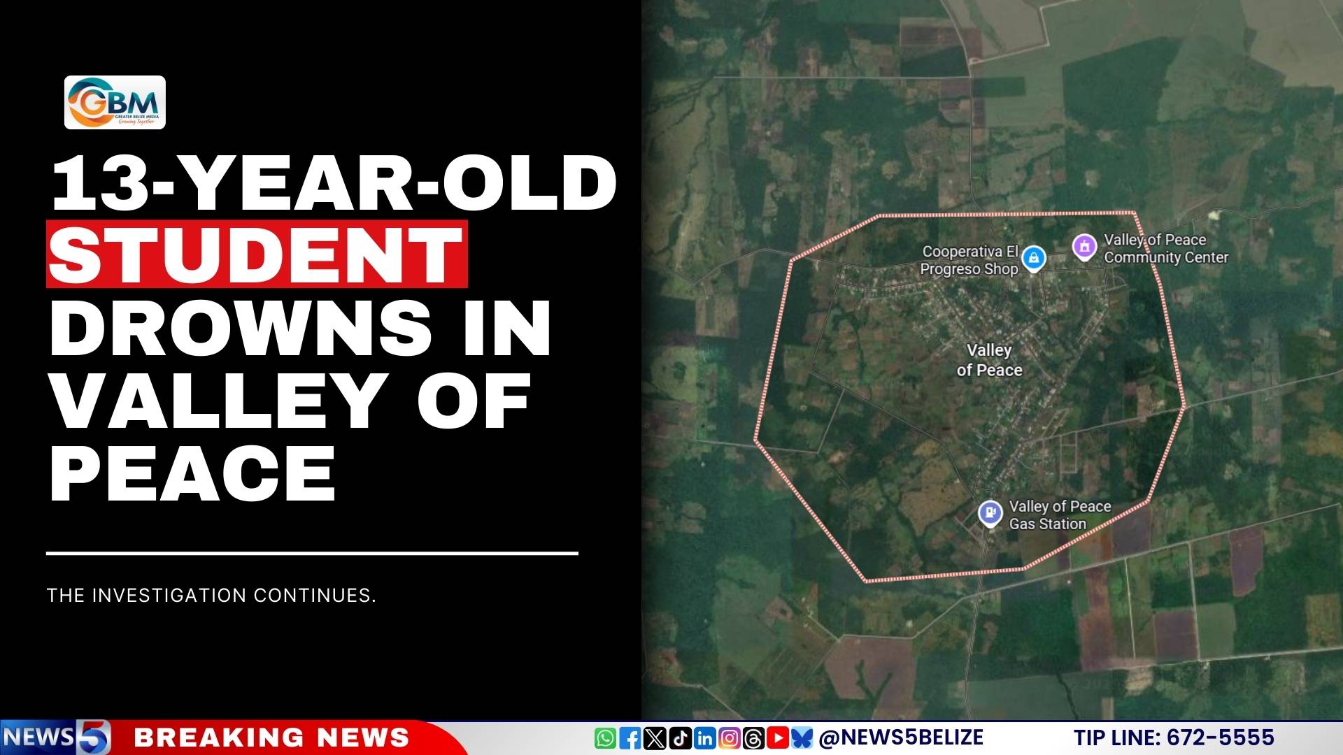 13-Year-Old Student Drowns in Valley of Peace