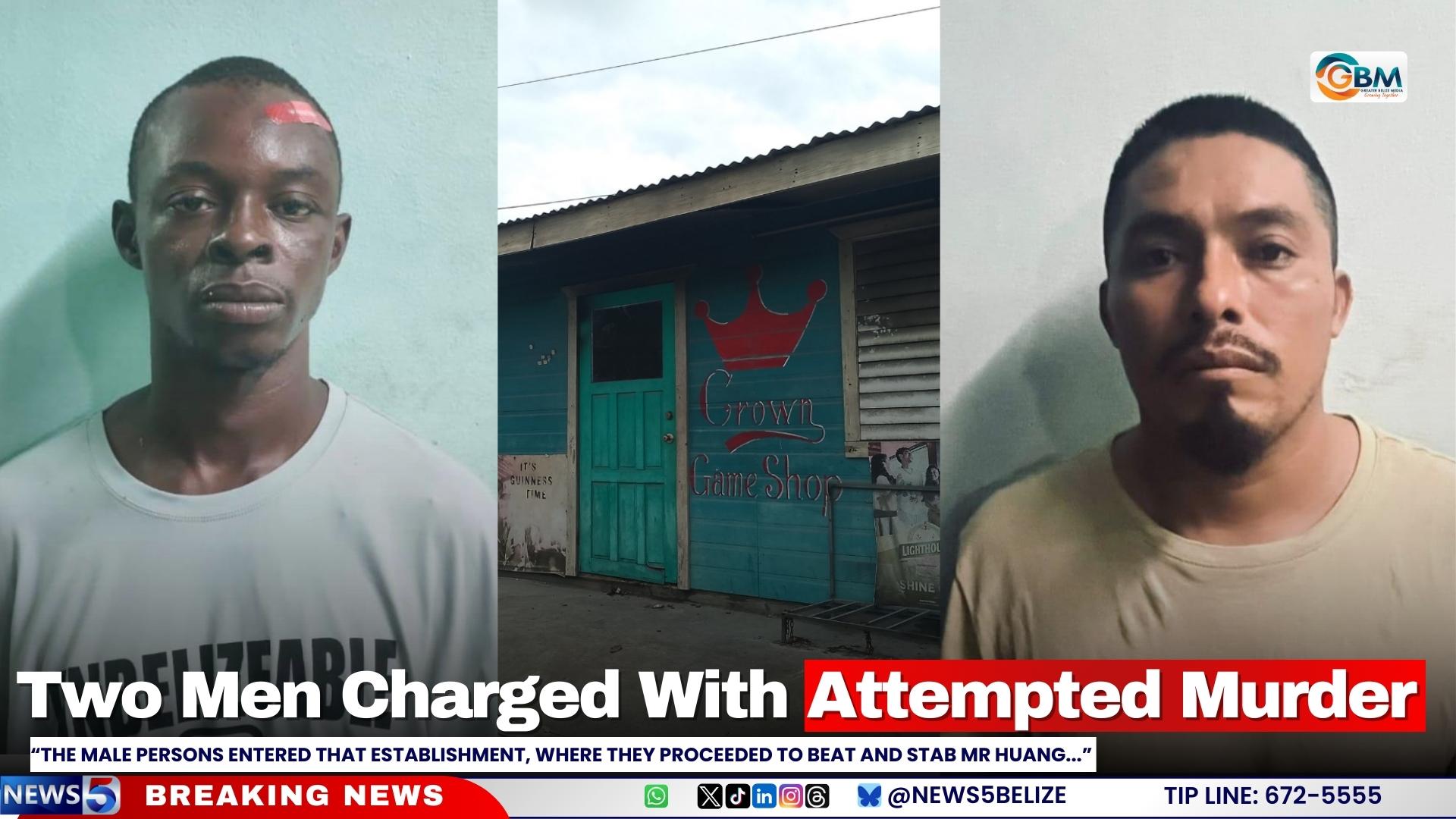 Two Men Charged With Attempted Murder