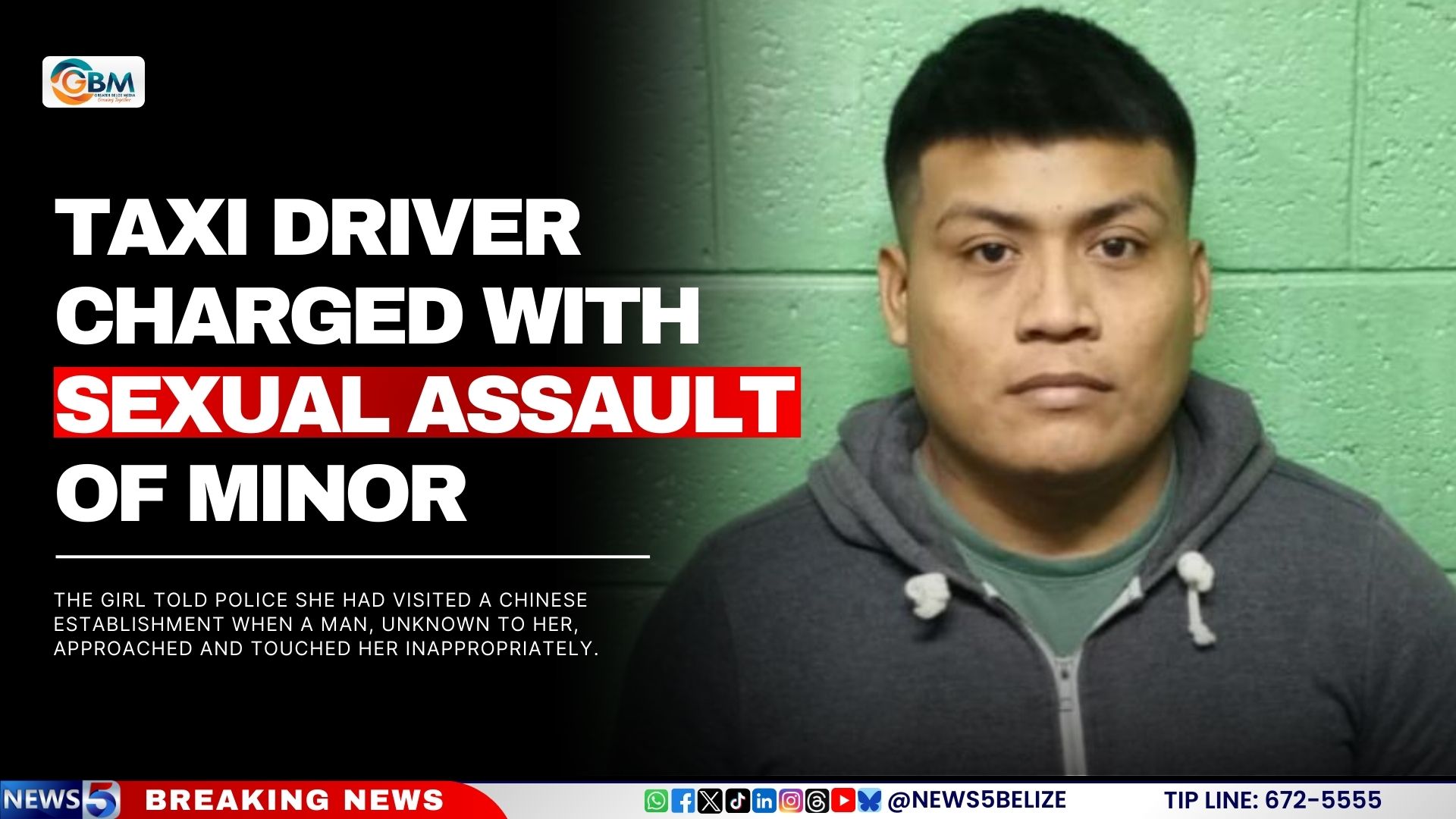 Taxi Driver Charged With Sexual Assault of Minor