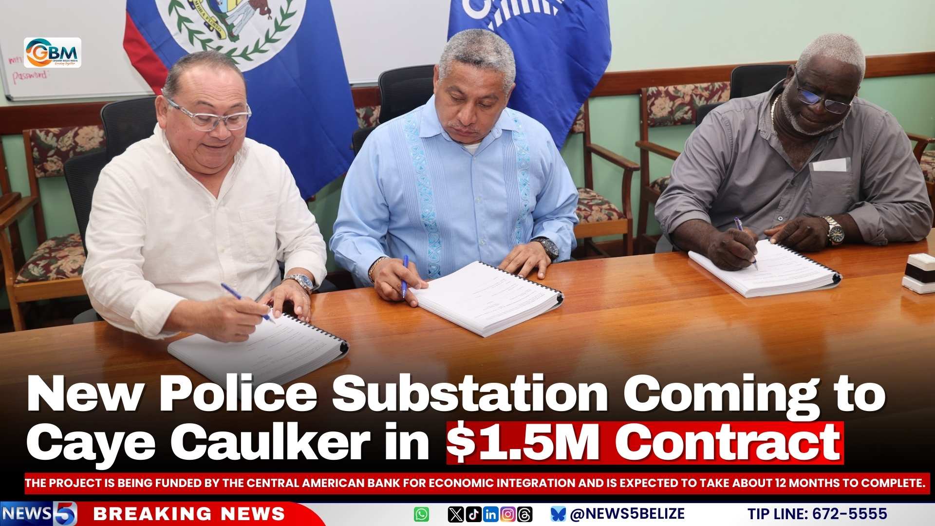 New Police Substation Coming to Caye Caulker in $1.5M Contract