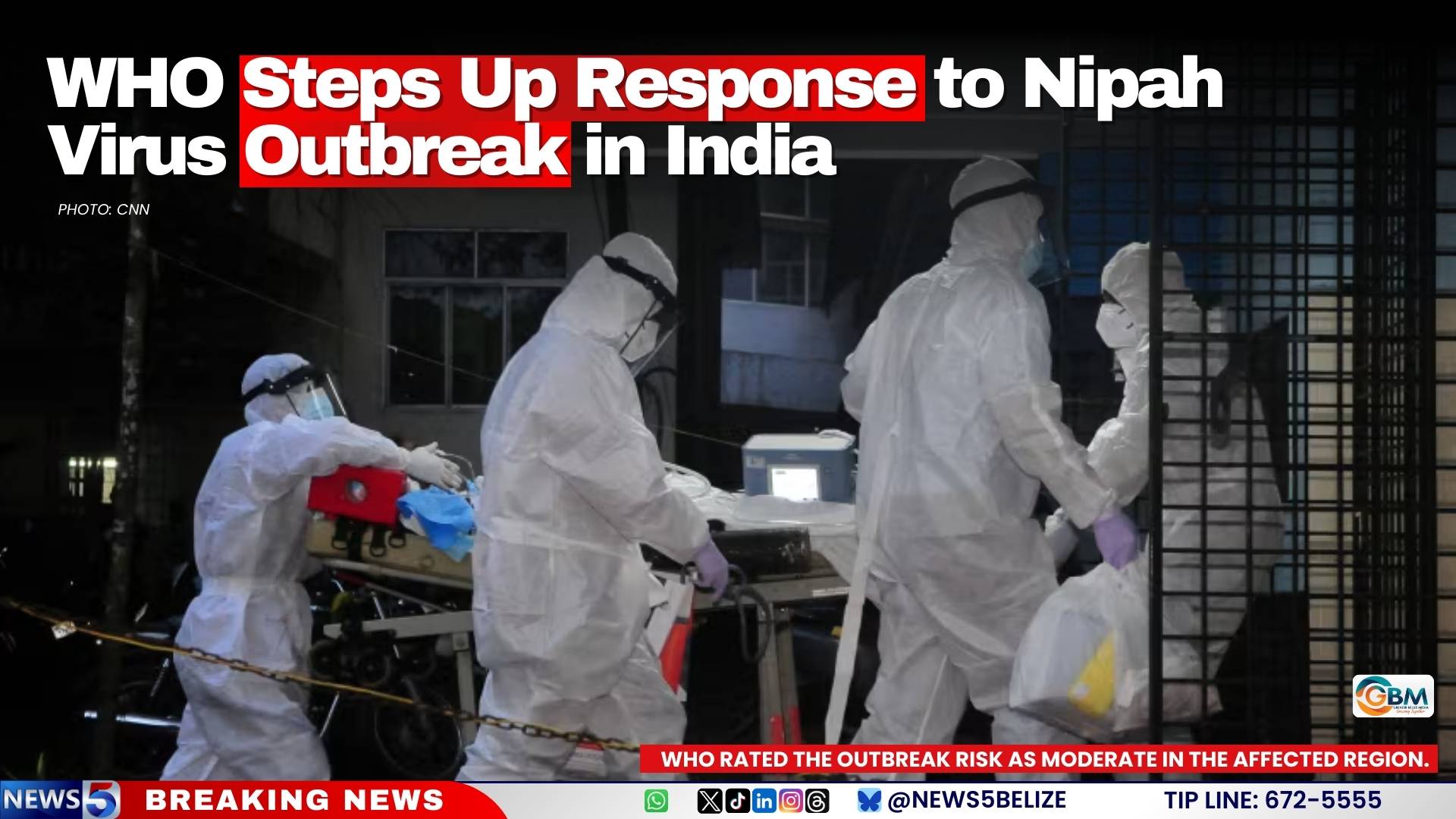 WHO Steps Up Response to Nipah Virus Outbreak in India