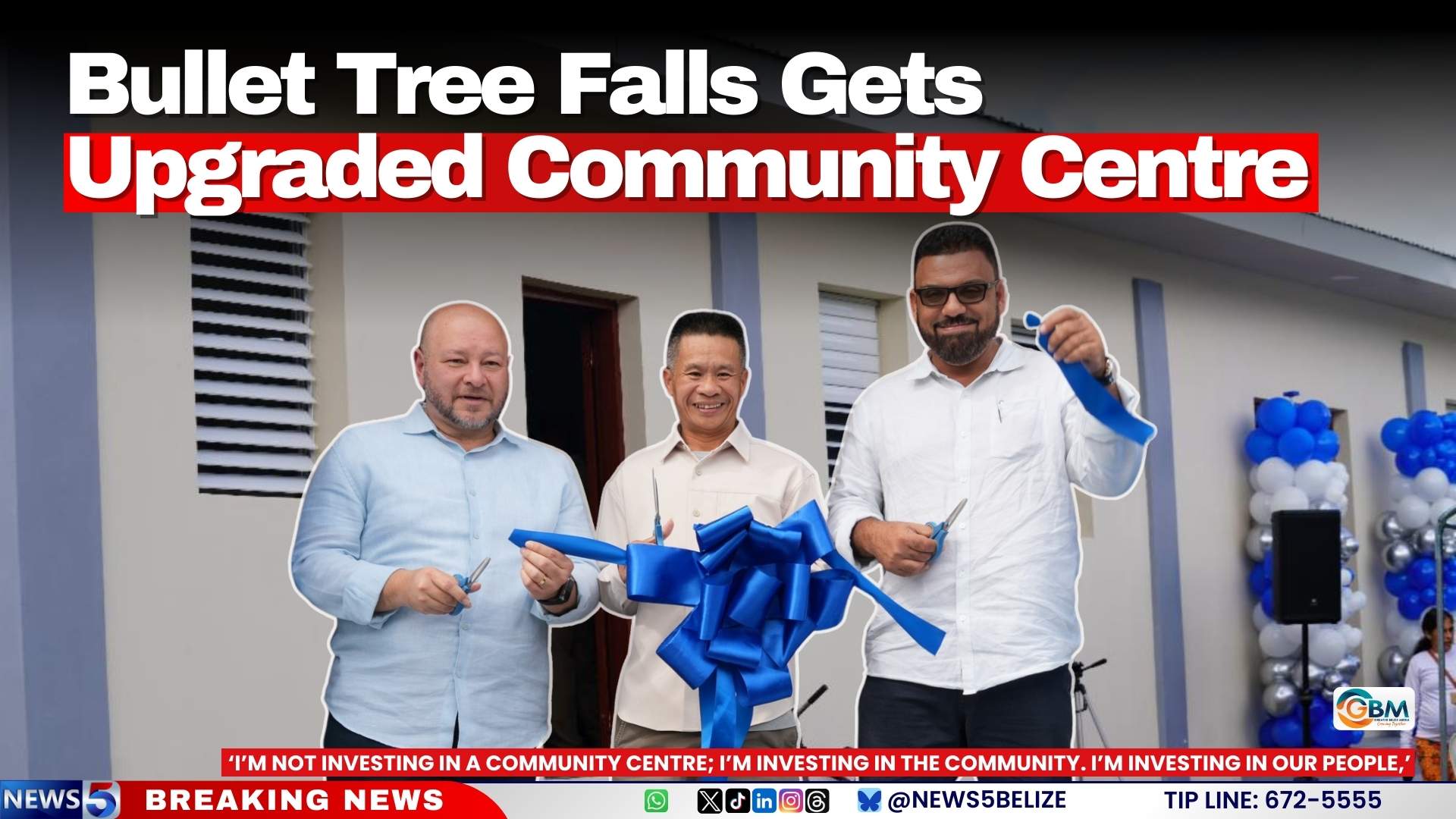 Bullet Tree Falls Gets Upgraded Community Centre
