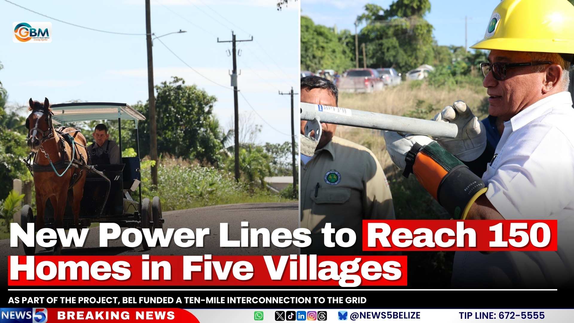 New Power Lines to Reach 150 Homes in Five Villages
