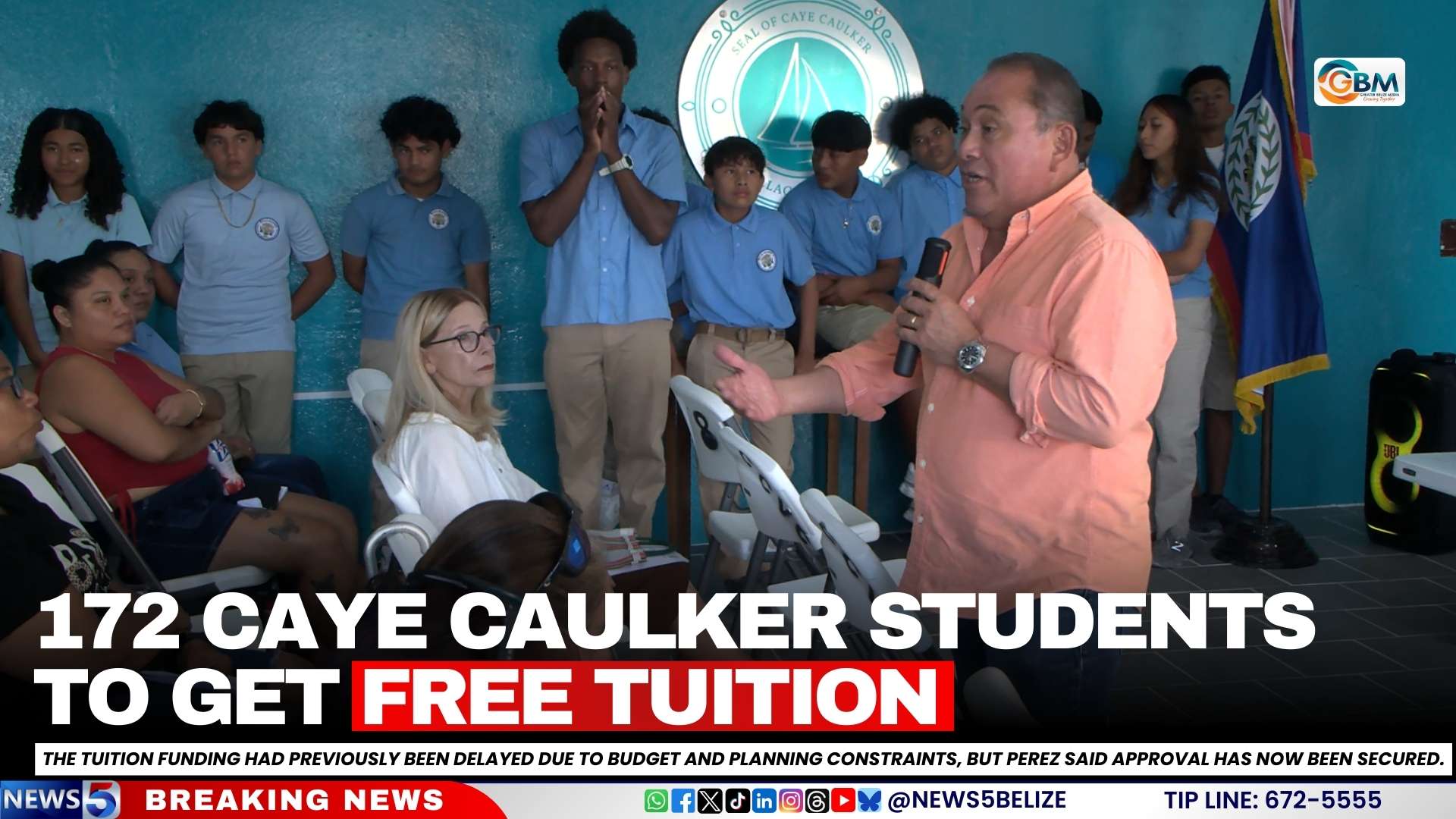 172 Caye Caulker Students to Get Free Tuition