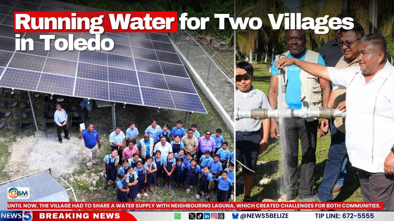 The Ministry of Rural Transformation, Community Development and Local Government, in partnership with UNICEF, has officially opened two key water projects in the Toledo District, giving local communities better access to clean water.