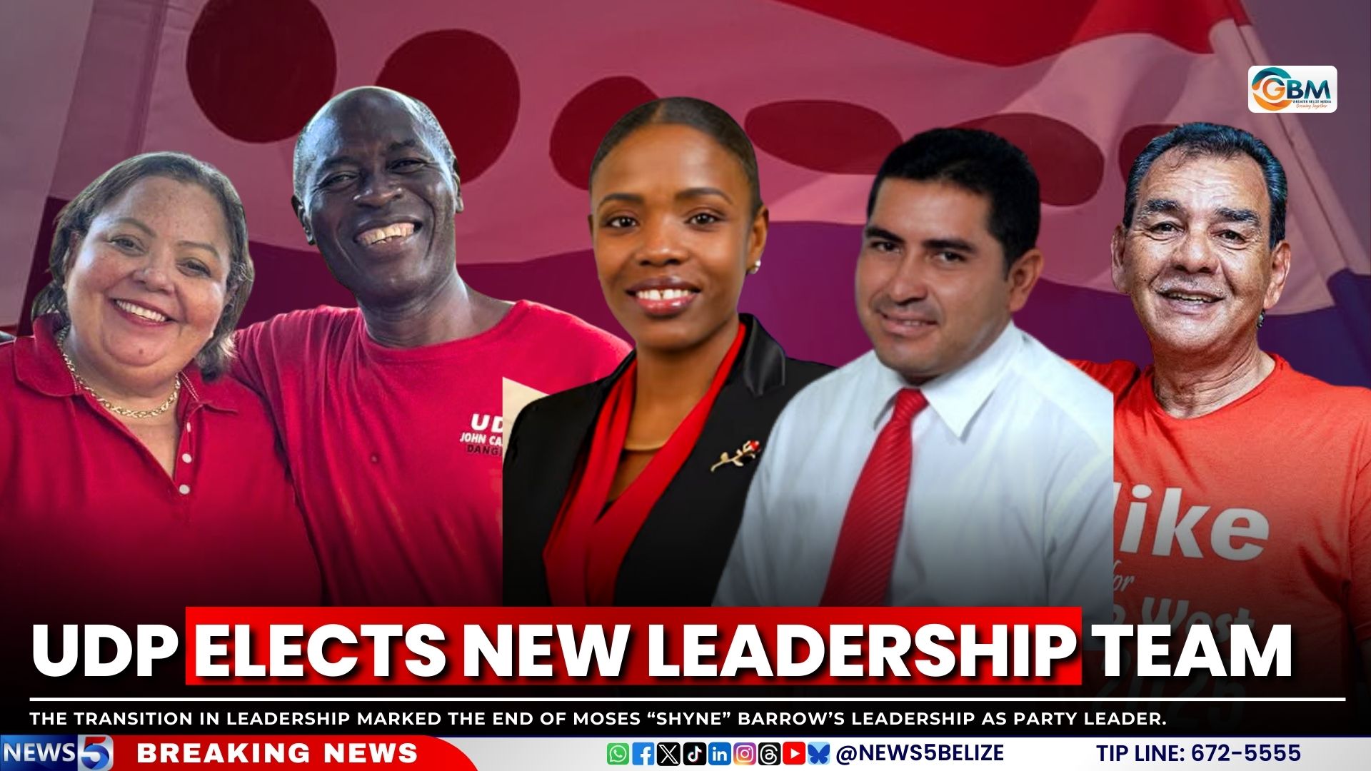 UDP Elects New Leadership Team