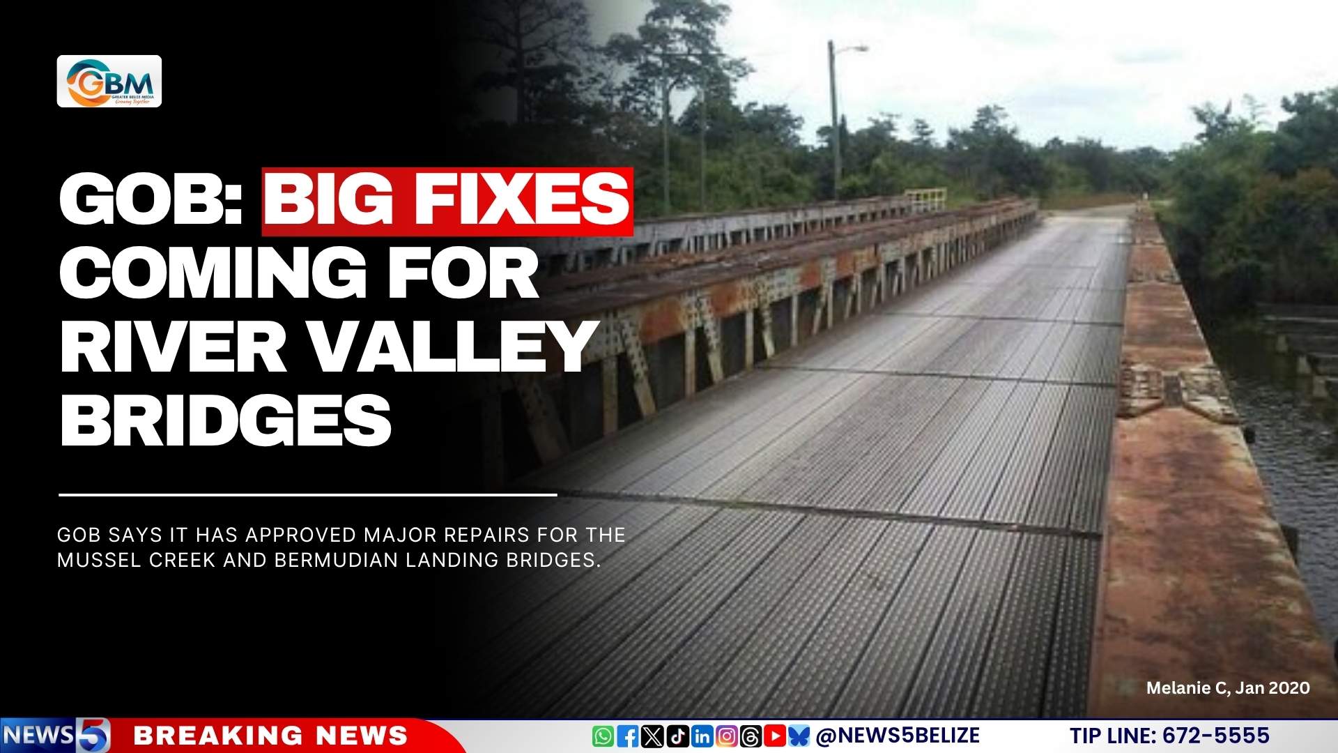 GOB: Big Fixes Coming for River Valley Bridges