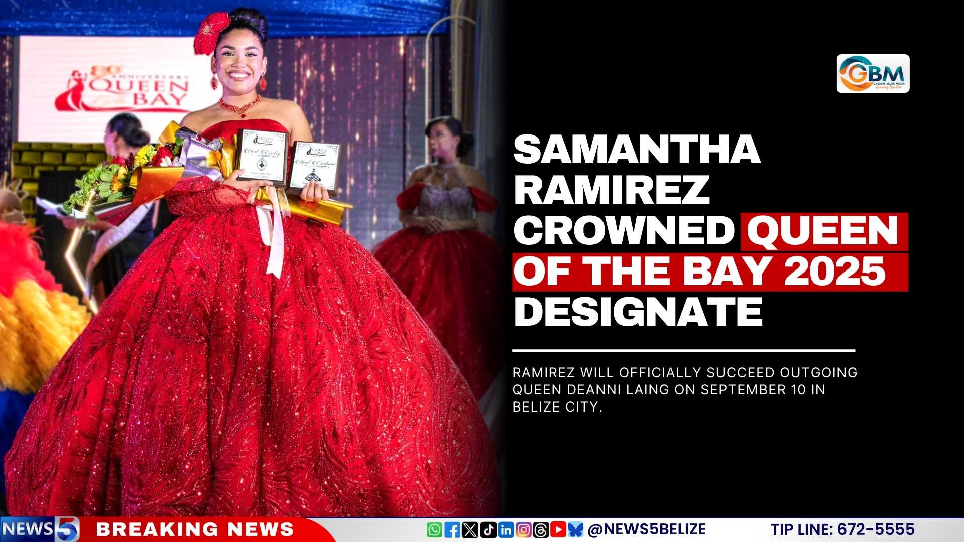 Samantha Ramirez Crowned Queen of the Bay 2025 Designate
