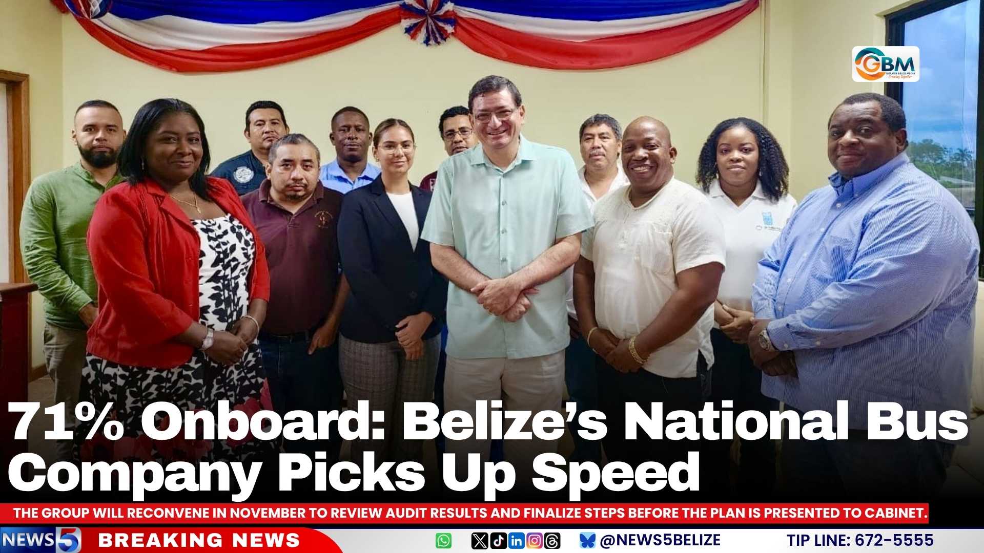 71% Onboard: Belize’s National Bus Company Picks Up Speed