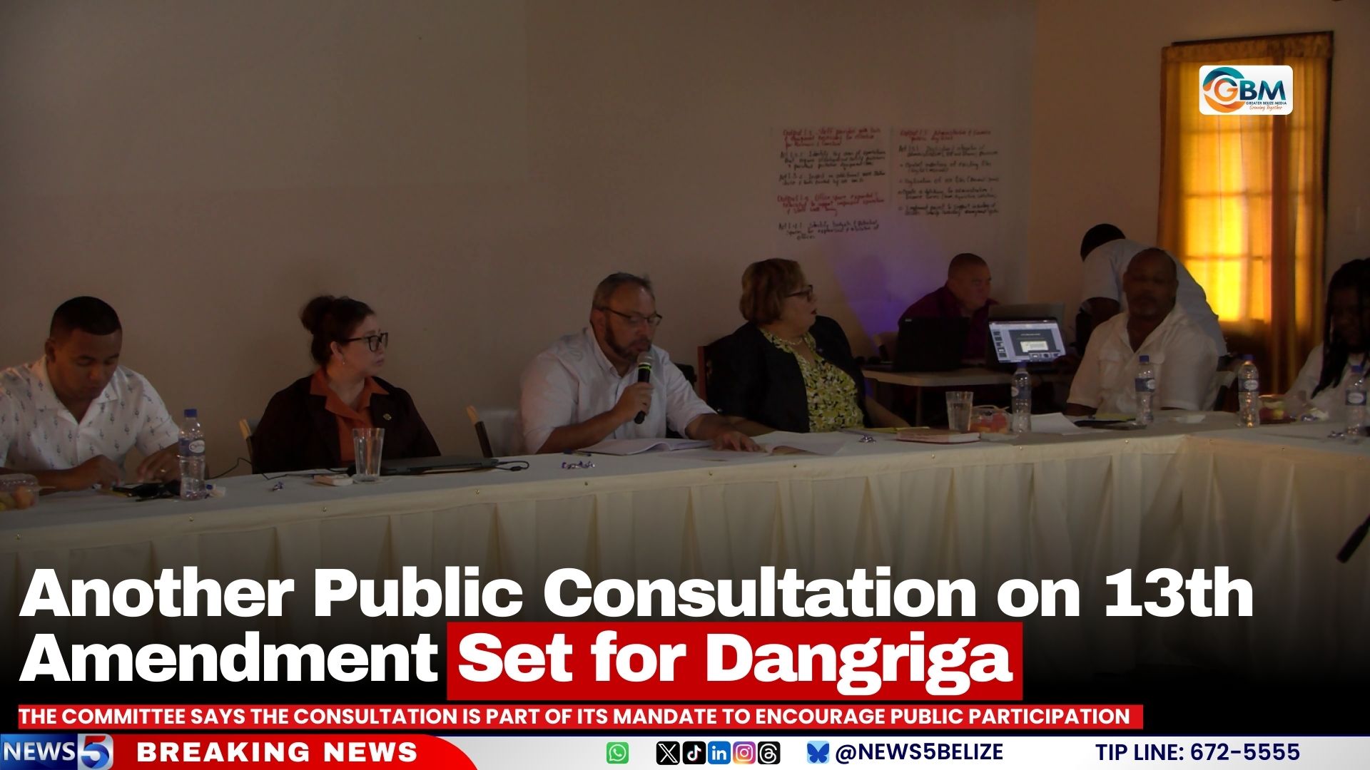 Another Public Consultation on 13th Amendment Set for Dangriga