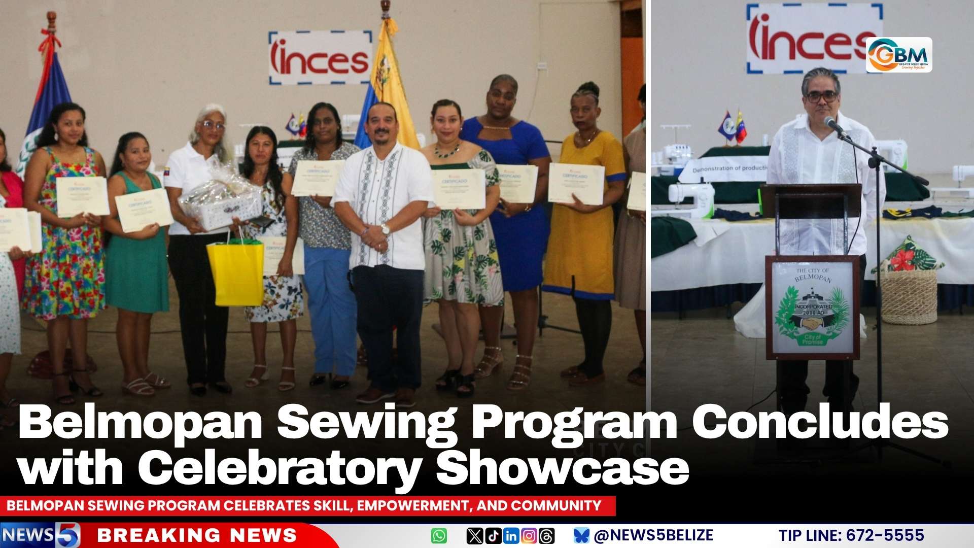 Belmopan Sewing Program Concludes with Celebratory Showcase