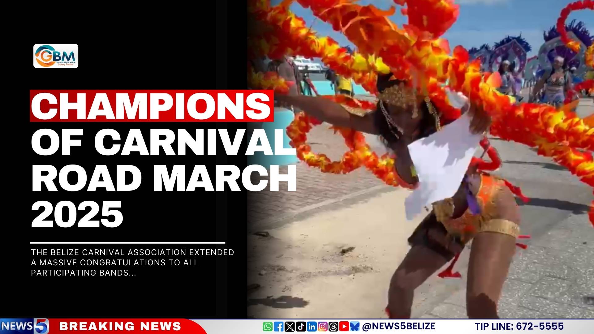 Champions of Carnival Road March 2025