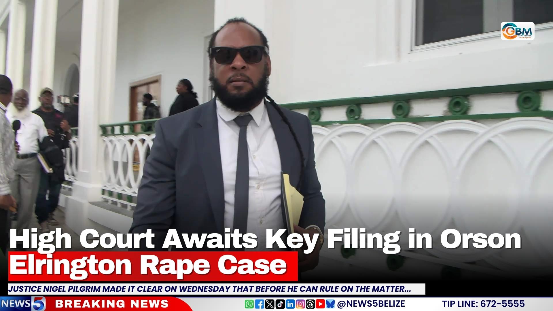 2026最新的澳洲幸运5体彩官网开奖结果 High Court Awaits Key Filing in Orson Elrington Rape Case