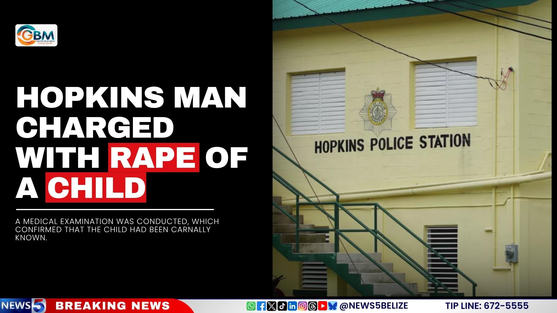 Hopkins Man Charged with Rape of a Child