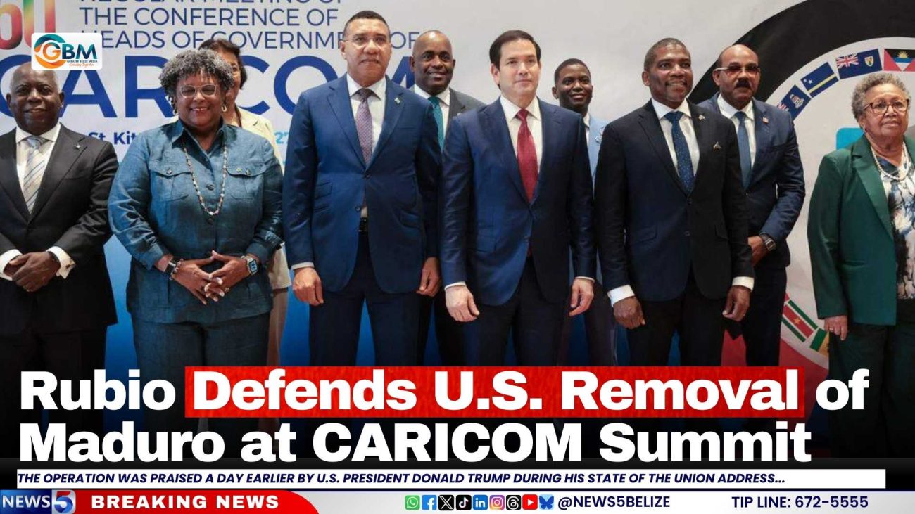 Rubio Defends U.S. Removal of Maduro at CARICOM Summit