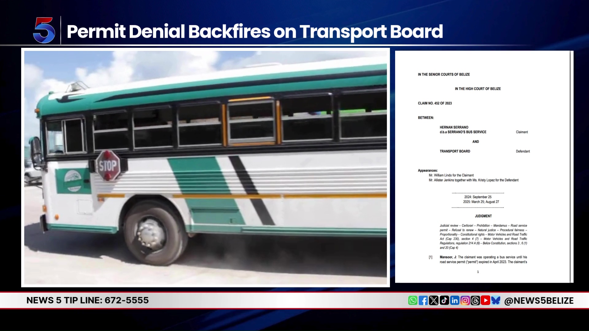 Judge Quashes Transport Board’s Decision in Bus Permit Battle