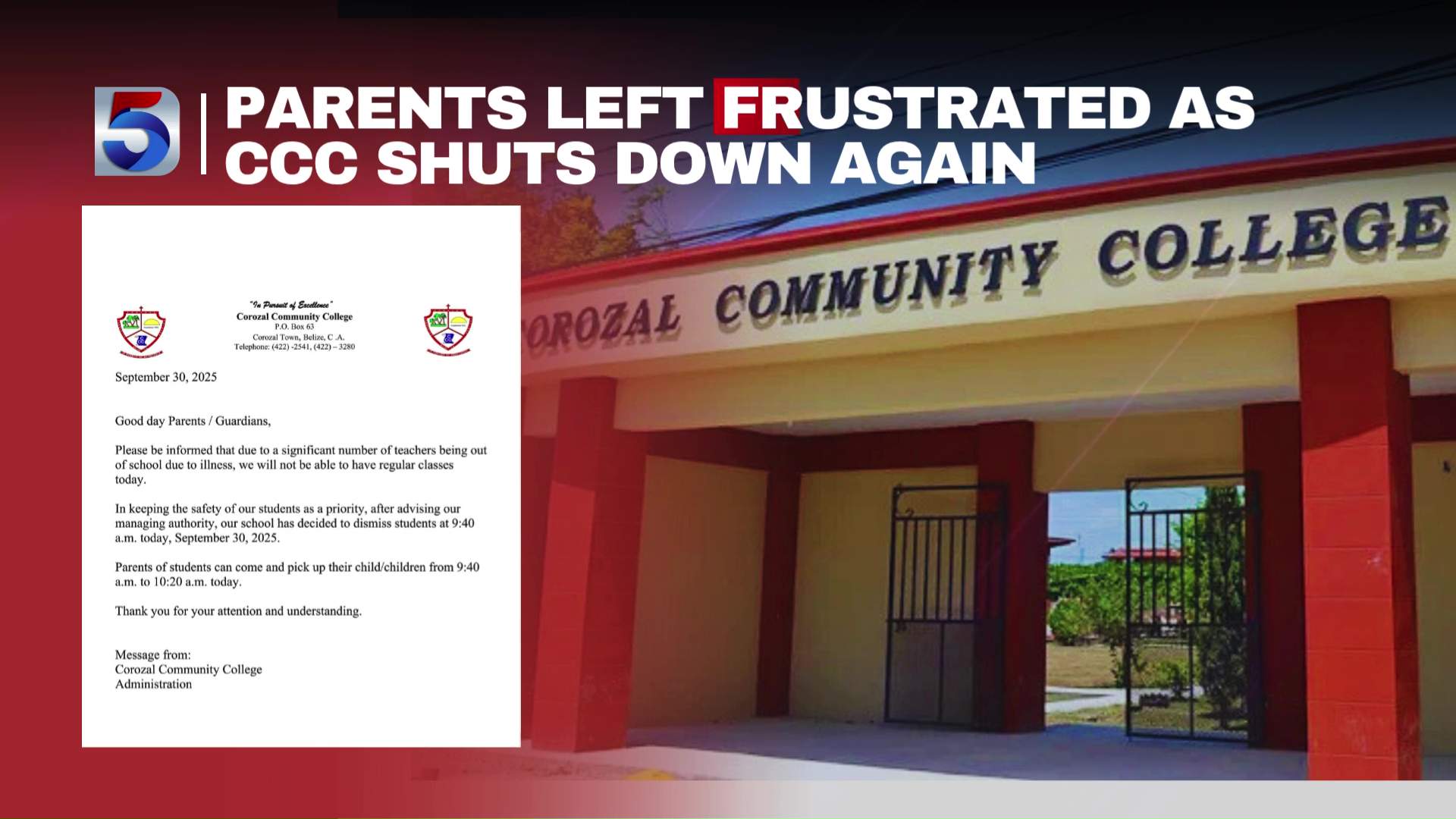 Parents Left Frustrated as CCC Shuts Down Again