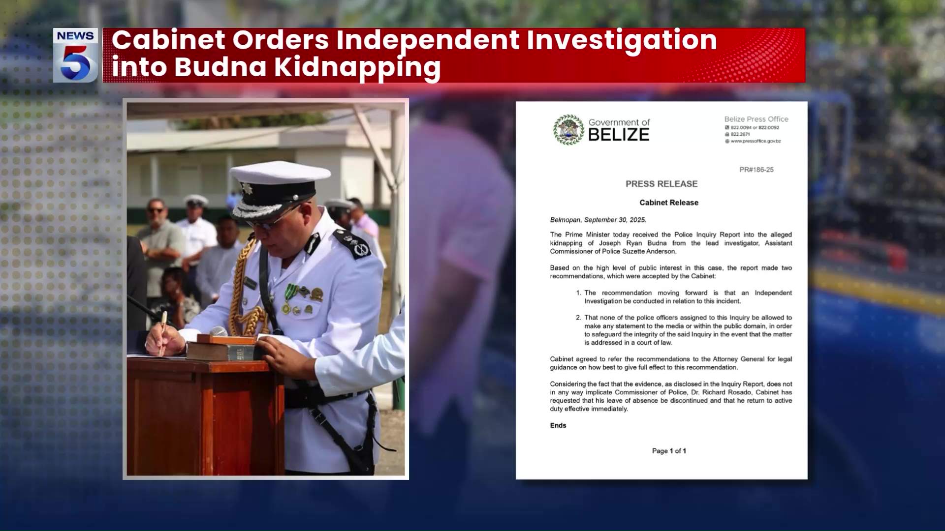 ComPol Rosado Reinstated; Panton Slams Move as ‘Mockery of Justice’