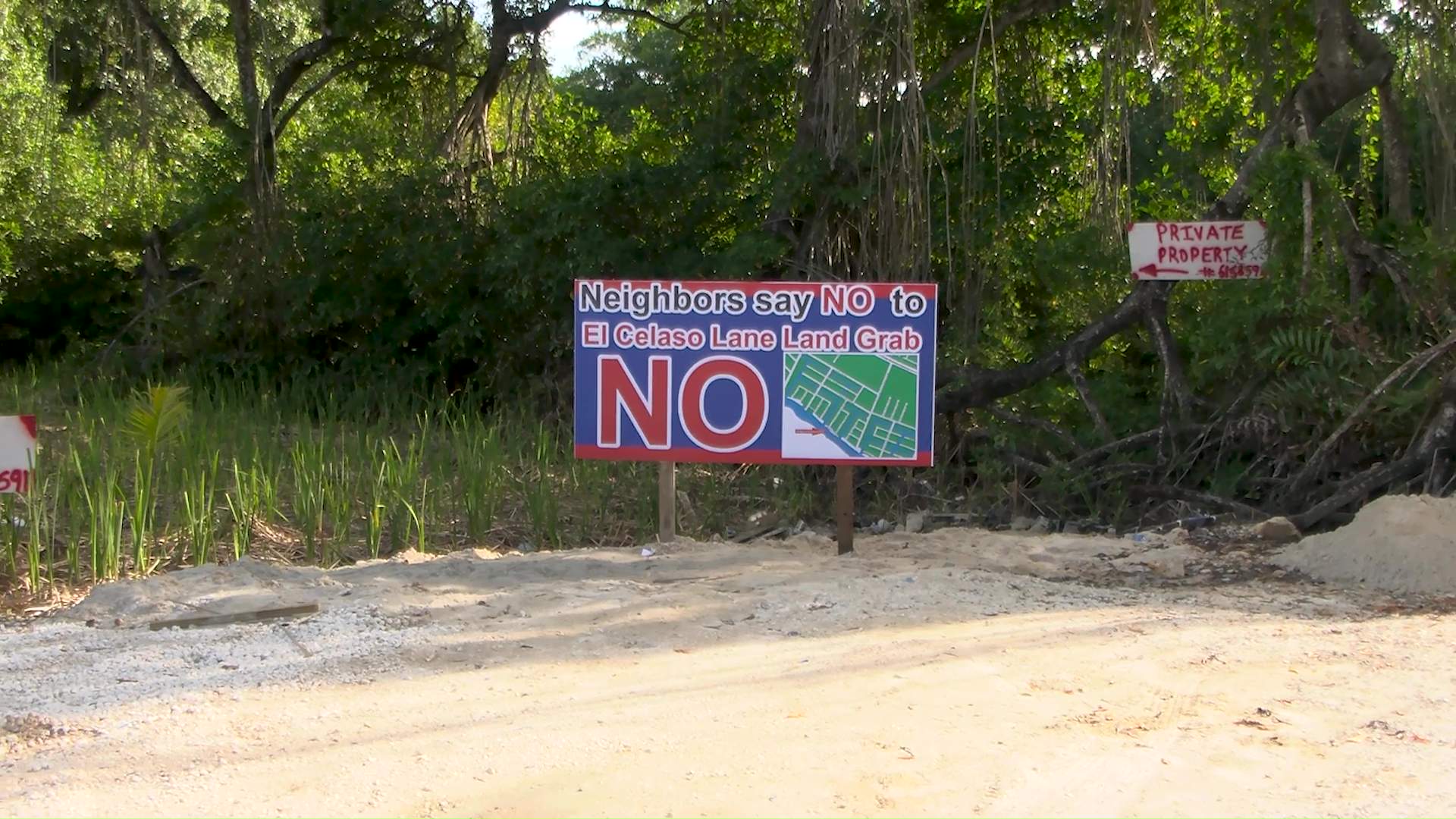 Was El Celaso Road Part of the 2020 Belama Land Grab?