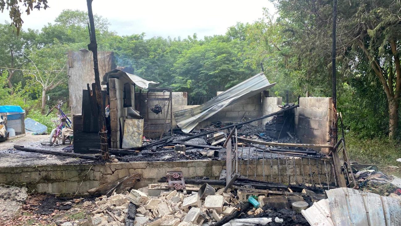 Devastating Corozal Fire Destroys Family Home