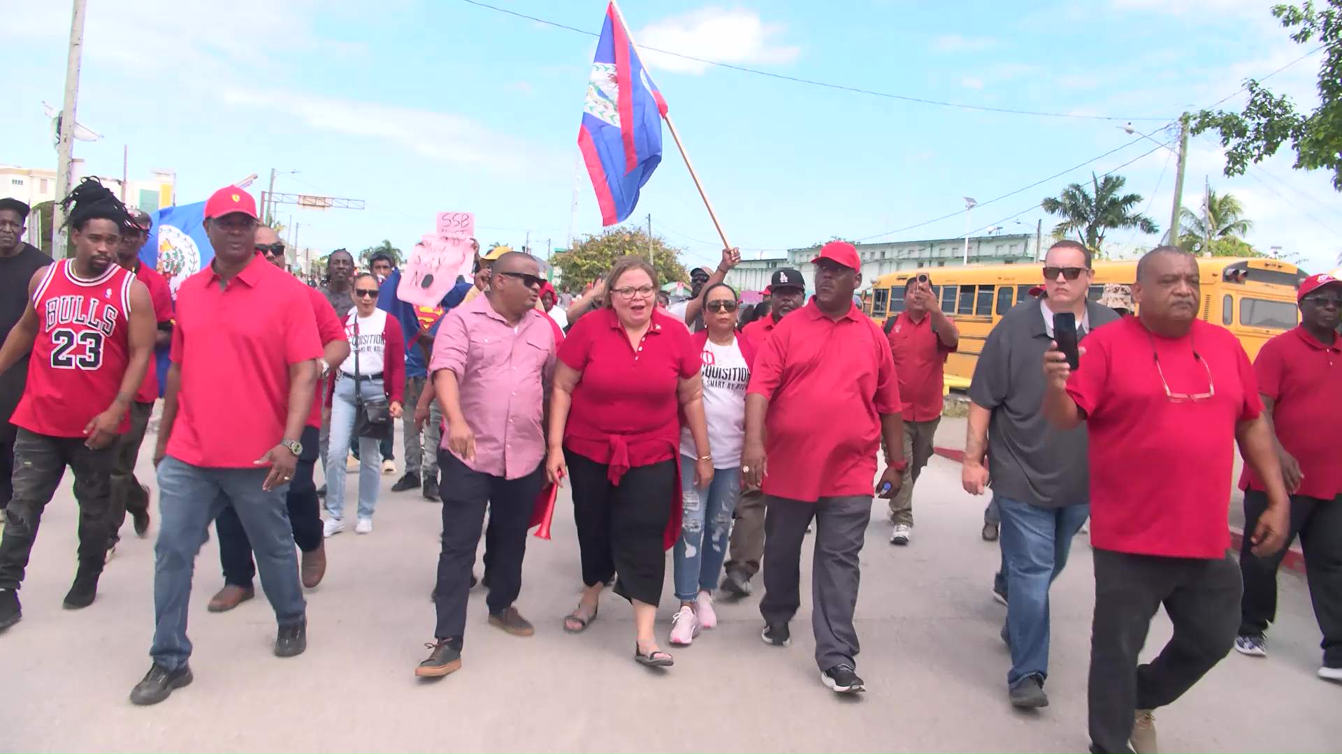 Heavy Police Watch as UDP Protests SSB